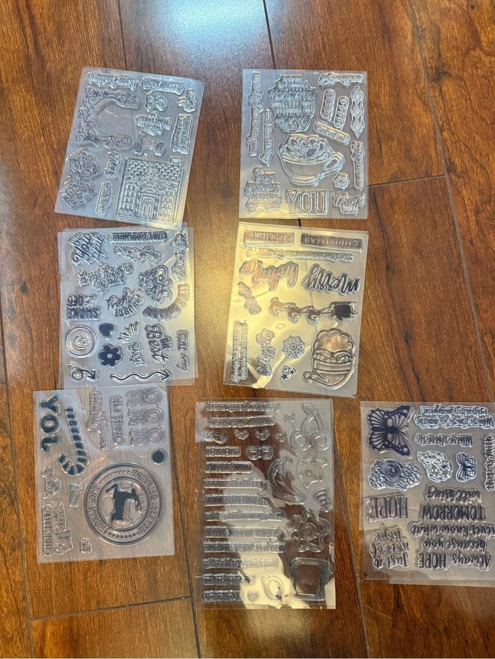 Stampin' Up! Clear Photopolymer Stamp sets: 77 assorted SLIGHTLY USED - Picture 9 of 9